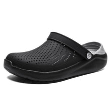Load image into Gallery viewer, 2019 Men Sandals Crocks LiteRide Hole Shoes Crok Rubber Clogs For Men EVA Unisex Garden Shoes Black Crocse Adulto Cholas Hombre