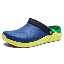 Load image into Gallery viewer, 2019 Men Sandals Crocks LiteRide Hole Shoes Crok Rubber Clogs For Men EVA Unisex Garden Shoes Black Crocse Adulto Cholas Hombre