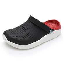 Load image into Gallery viewer, 2019 Men Sandals Crocks LiteRide Hole Shoes Crok Rubber Clogs For Men EVA Unisex Garden Shoes Black Crocse Adulto Cholas Hombre