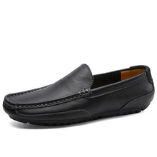 Load image into Gallery viewer, Genuine Leather Men Casual Shoes Brand 2020 Italian Men Loafers Moccasins Breathable Slip on Black Driving Shoes Plus Size 37-47